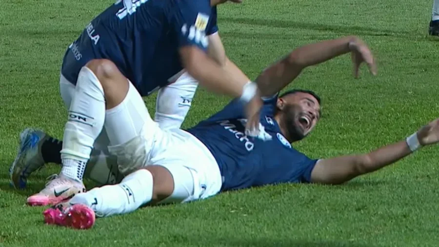 La impactante lesi&oacute;n de Victorio Ramis ante Racing.