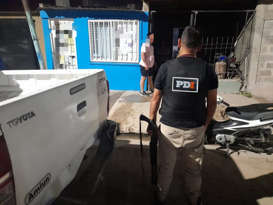 En una finca ubicada en Pascual Brusco 1400, PDI procedi&oacute; al secuestro de un rev&oacute;lver y seis cartuchos.