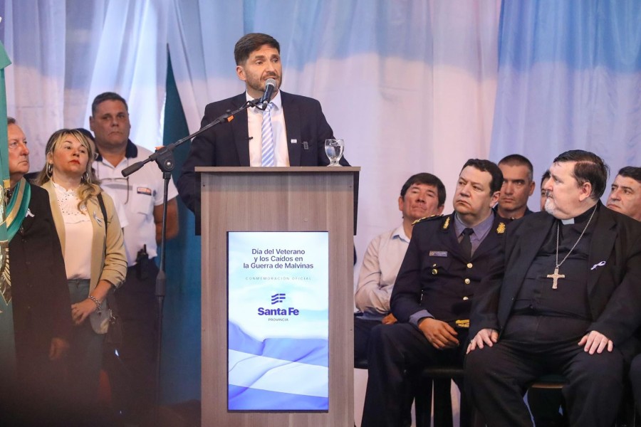 Pullaro encabez&oacute; este mi&eacute;rcoles en Reconquista el acto en conmemoraci&oacute;n del D&iacute;a del Veterano y los Ca&iacute;dos en la Guerra de Malvinas.