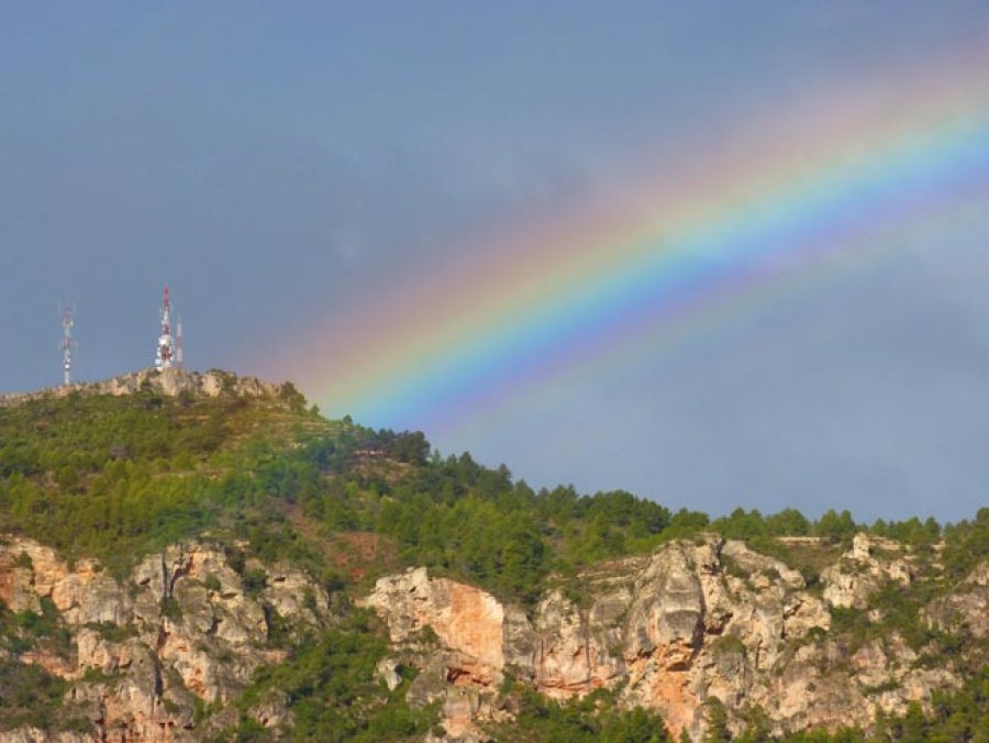 Arcoiris, maravilloso fen&oacute;meno natural.