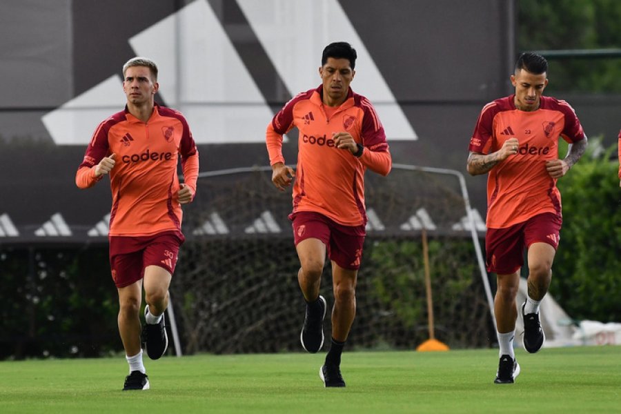 El plantel millonario trabaj&oacute; antes de viajar a Jun&iacute;n.