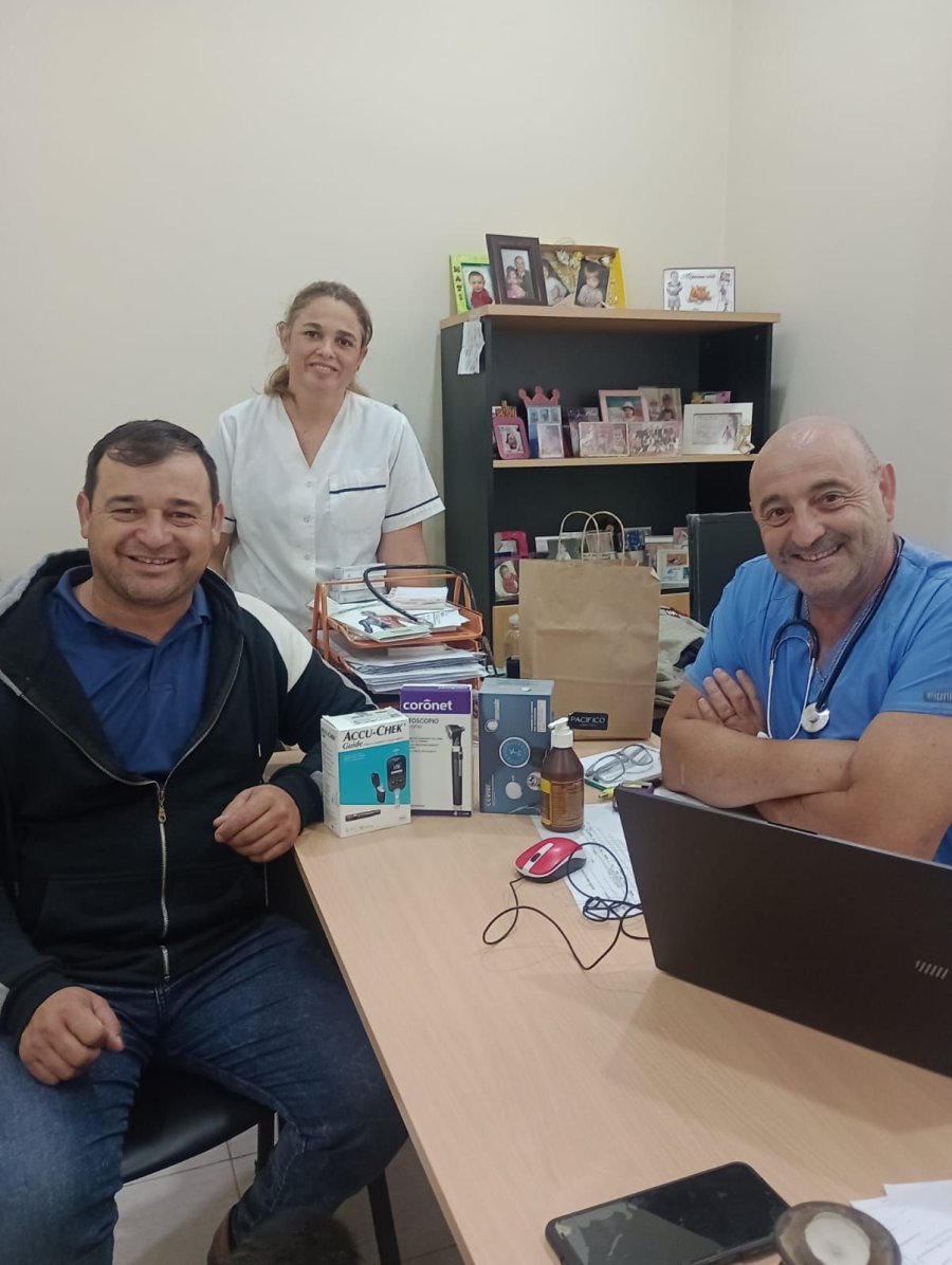 El donativo fue entregado en el efector de salud.