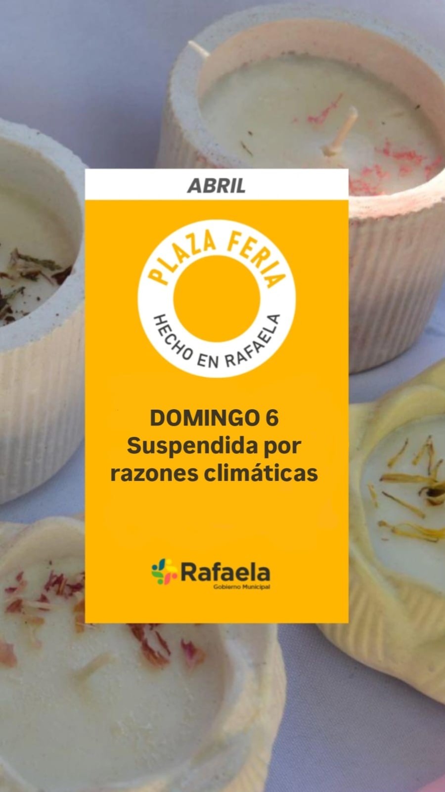 Se suspendi&oacute; Plaza Feria.