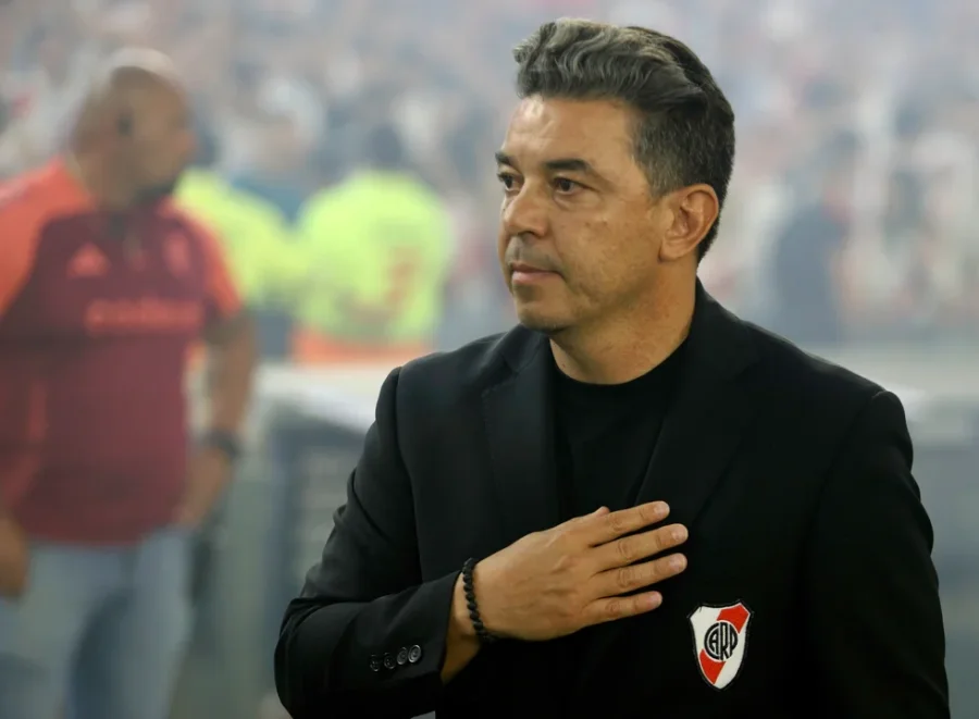 Marcelo Gallardo, DT de River.