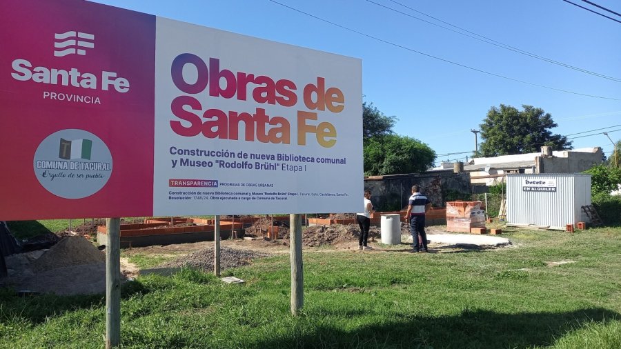 Nuevo edificio donde funcionar&aacute; una biblioteca comunal en Tacural.