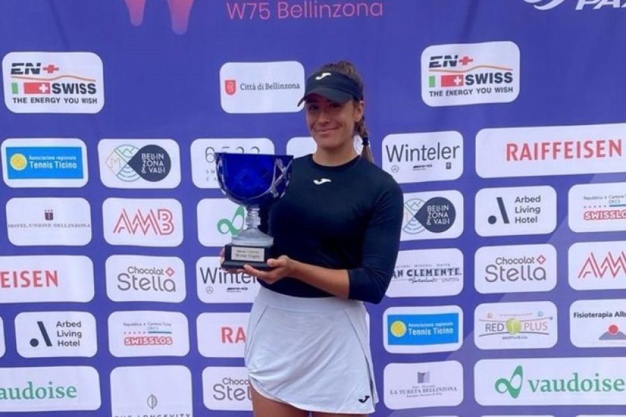 Solana Sierra, la nueva l&iacute;der del tenis argentino