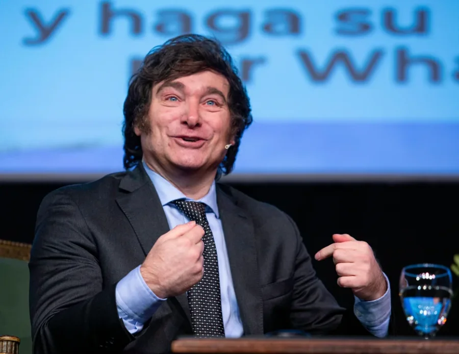 Javier Milei se fanatiz&oacute; por Messi y Scaloni.