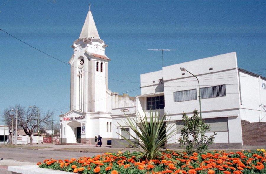 Santa Rosa de Lima, el templo del barrio Villa Rosas.