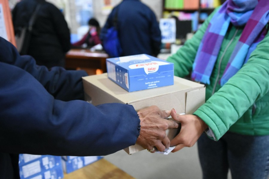 Continua la entrega del refuerzo alimentario.