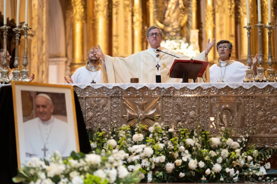 Jorge Garc&iacute;a Cuerva dio una misa especial.