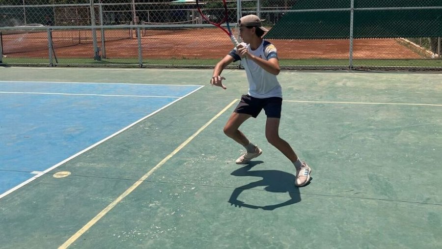 ENTRENANDO. El juvenil de 16 a&ntilde;os oriundo de Ricardone.