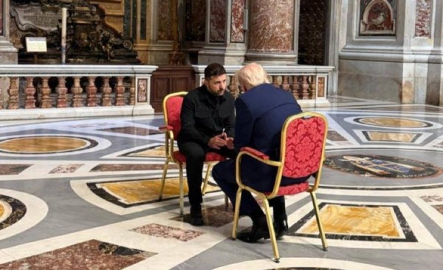 LA FOTO POLITICA DEL DIA. El presidente de Ucrania se expres&oacute; en sus redes sociales luego de su reuni&oacute;n de 15 minutos con su par estadounidense.