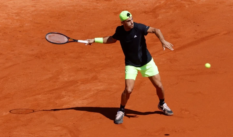 EN CARRERA. El argentino est&aacute; con un buen tenis.