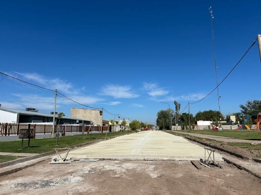 Pavimento, una obra altamente valorada por la comunidad.