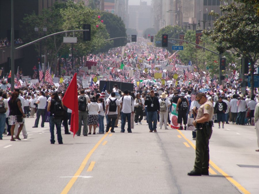 Manifestaci&oacute;nen Los Angeles, aunque se celebra es una fecha para evocar quienes ofrendaron sacrificios para alcanzar condiciones que hoy son moneda corriente.