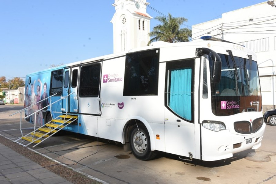 El &Oacute;mnibus Sanitario se traslada a barrio Amancay.