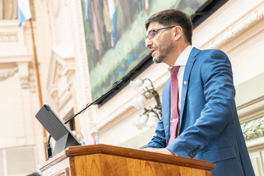 MAXIMILIANO PULLARO. Con el claro mensaje, el gobernador inaugur&oacute; el pasado jueves 1&deg; de Mayo un nuevo per&iacute;odo de sesiones de la Legislatura de Santa Fe.
