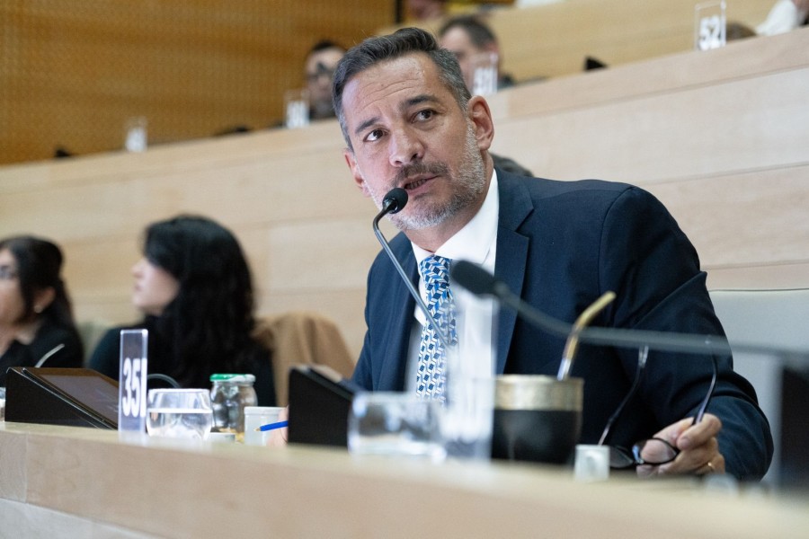 El legislador Miguel Siciliano, presidente del bloque Hacemos Unidos por C&oacute;rdoba.