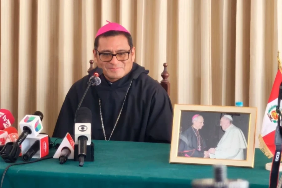 Mons Edinson Farf&aacute;n, obispo de Chiclayo.
