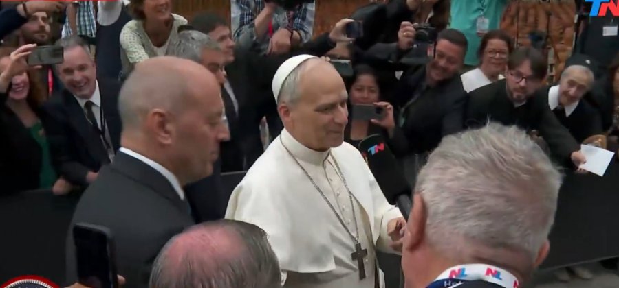 El papa Le&oacute;n XIV mand&oacute; un saludo para Argentina.