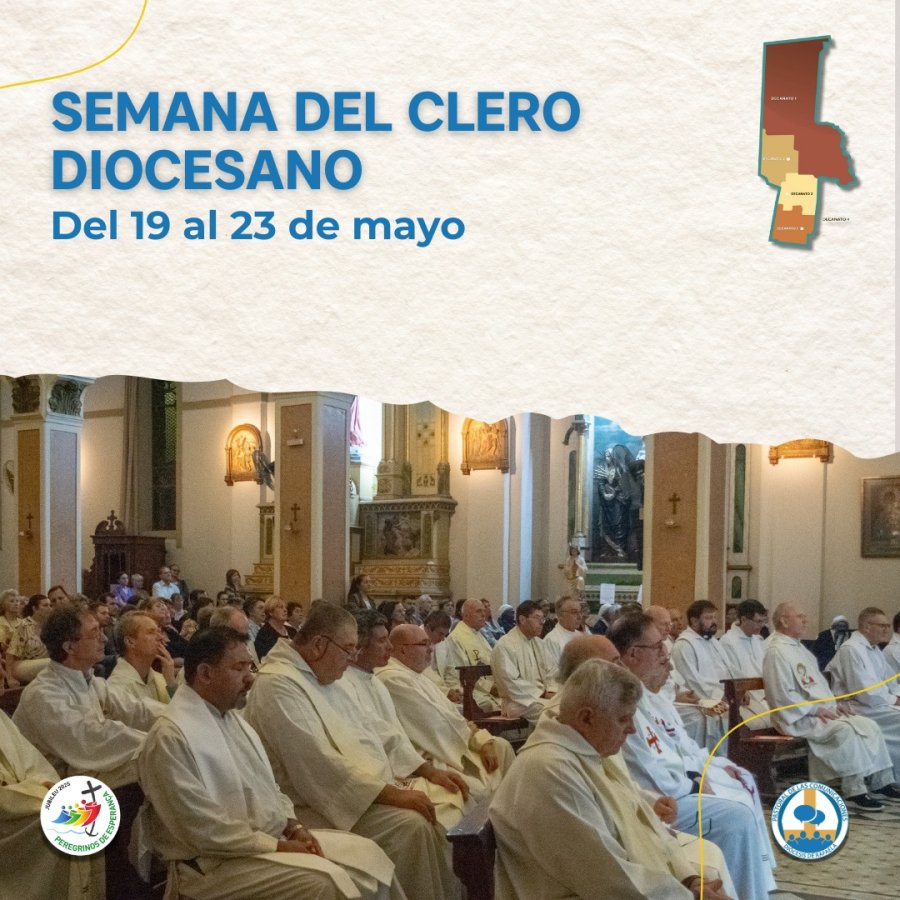 El clero de la Di&oacute;cesis de Rafaela.