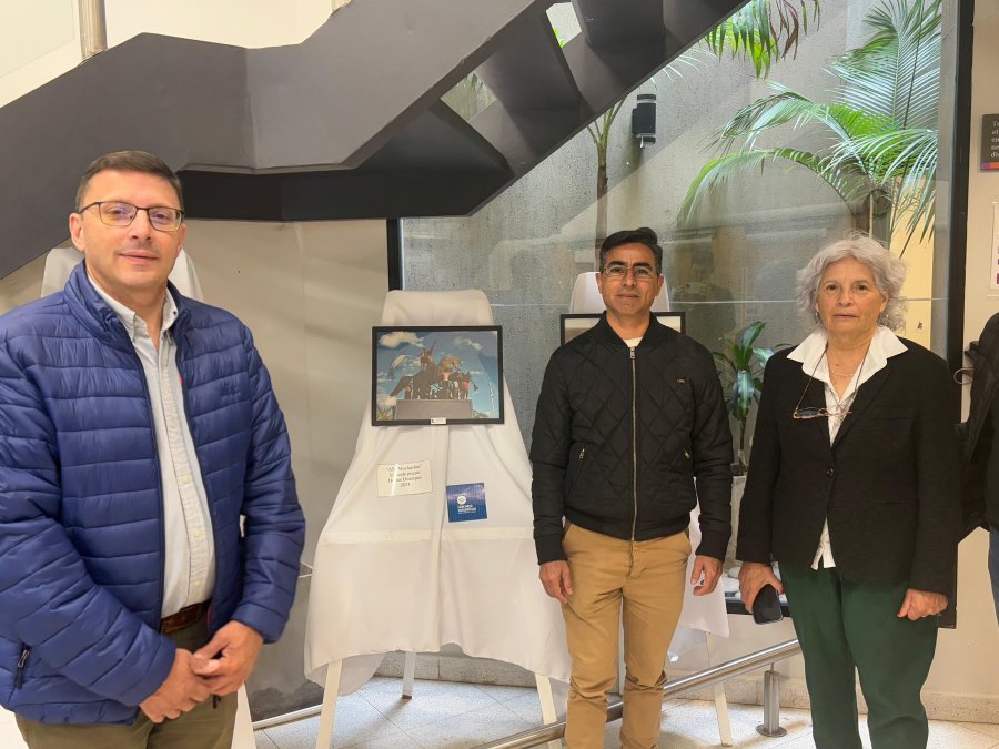 RETRATOS. Lisandro M&aacute;rsico particip&oacute; del lanzamiento de la muestra.