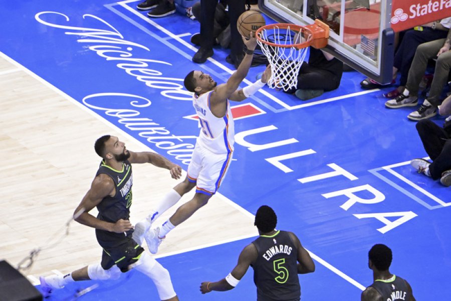 Oklahoma City evit&oacute; cualquier tipo de sorpresas y se adelant&oacute; 1-0 en la serie final de la Conferencia Oeste de la NBA.