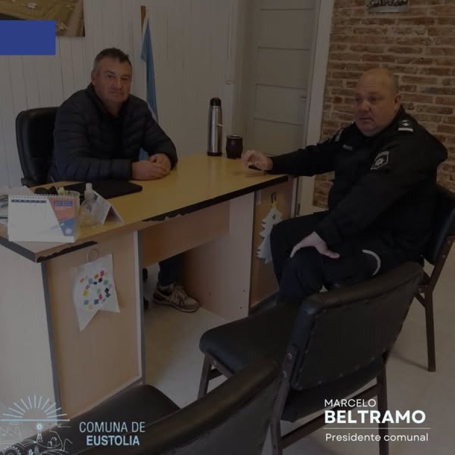 Marcelo Beltramo y Andr&eacute;s M&aacute;rquez durante el encuentro.