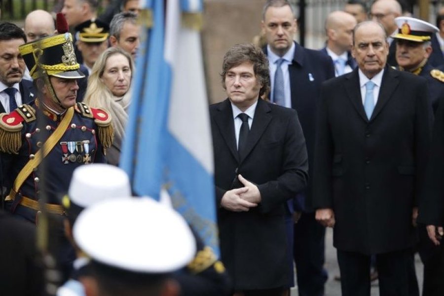 SIN DISTINTIVO PATRIO. El presidente asisti&oacute; al Tedeum sin la escarapela y no pas&oacute; desapercibido en las redes sociales.