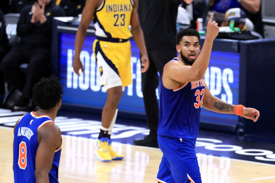 KAT logr&oacute; 20 puntos en el &uacute;ltimo cuarto para la remontada de los Knicks.