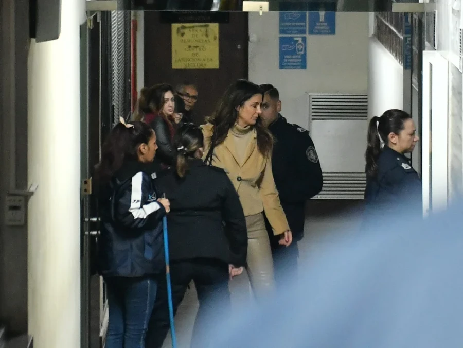 La jueza Julieta Makintach llegando al tribunal de San Isidro.