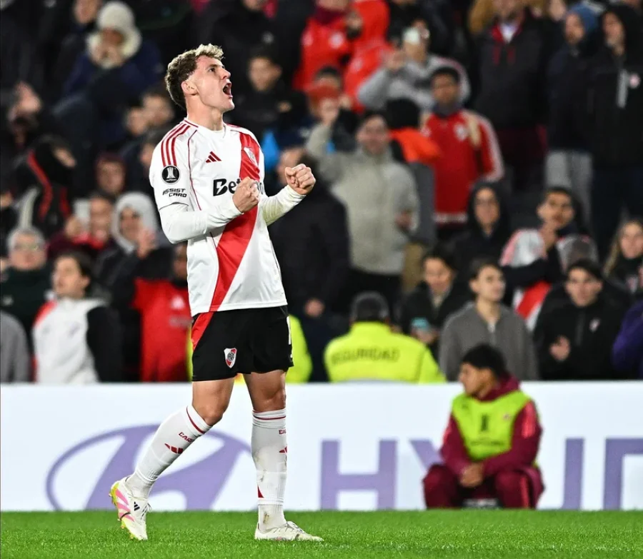 FACUNDO COLIDIO ANOT&Oacute; EL GOL DE RIVER