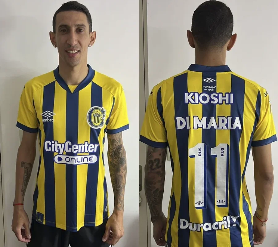 &Aacute;ngel Di Mar&iacute;a con la del Canalla