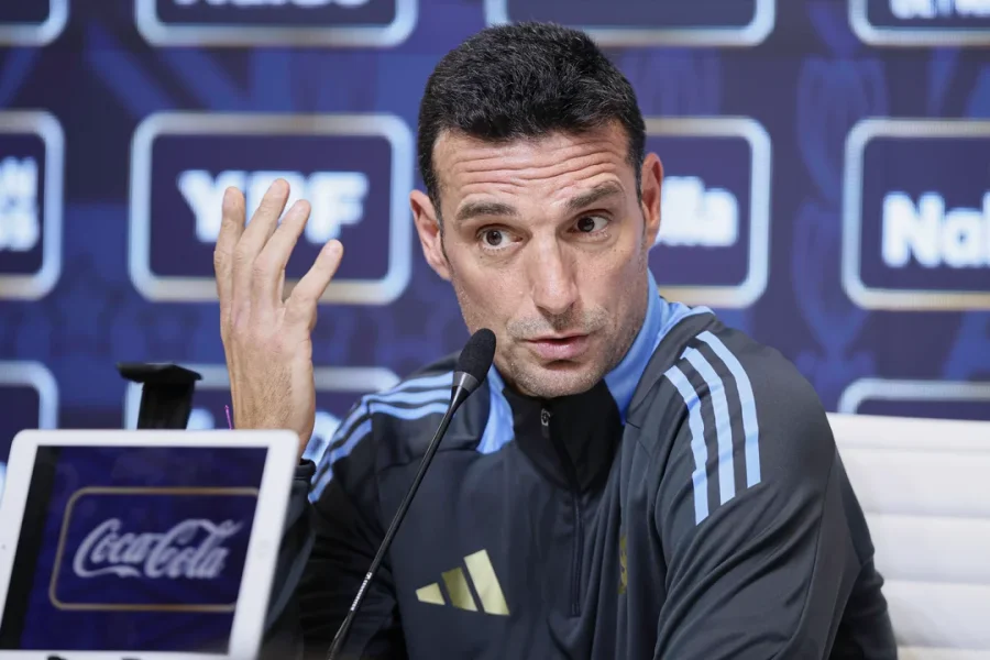 El DT de la Selecci&oacute;n argentina, Lionel Scaloni.