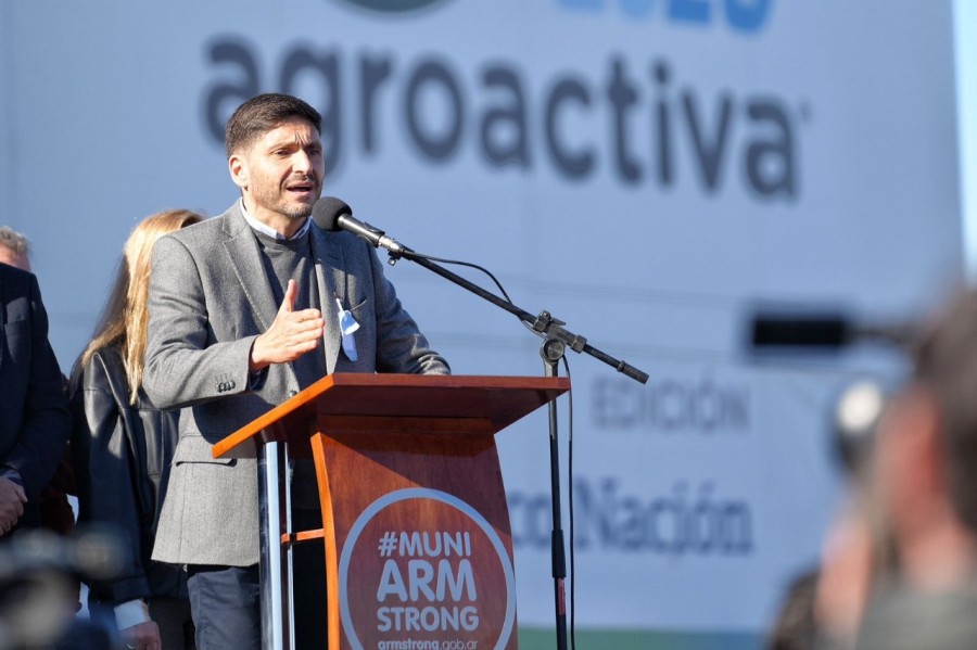 CONTUNDENTE. El gobernador banc&oacute; al campo y le tir&oacute; algunos "palitos" a la Naci&oacute;n.