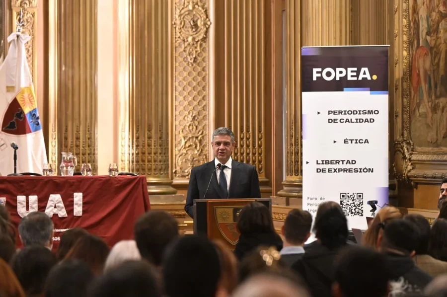 Jorge Macri particip&oacute; de Foro de Periodismo Argentino (FOPEA)