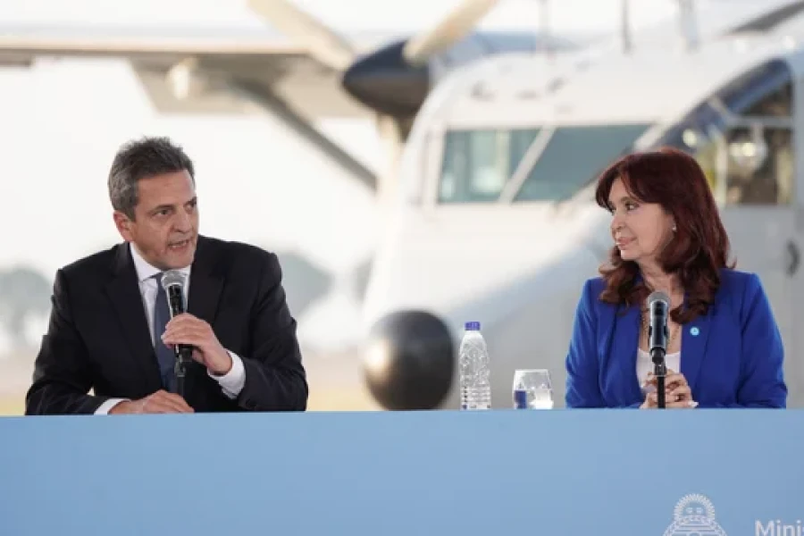 Sergio Massa y Cristina Kirchner.