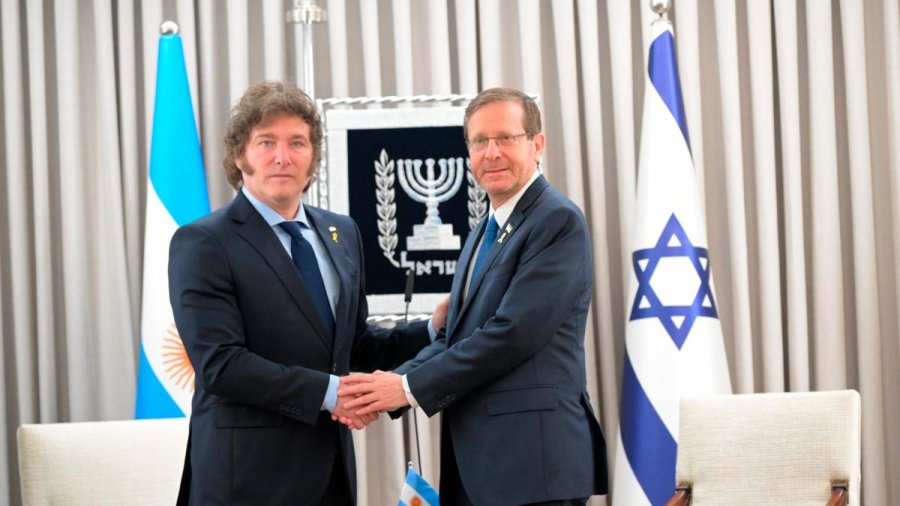 CUMBRE PRESIDENCIAL. Javier Milei reforz&oacute; su alineamiento con Israel y prometi&oacute; ayuda para combatir al terrorismo.