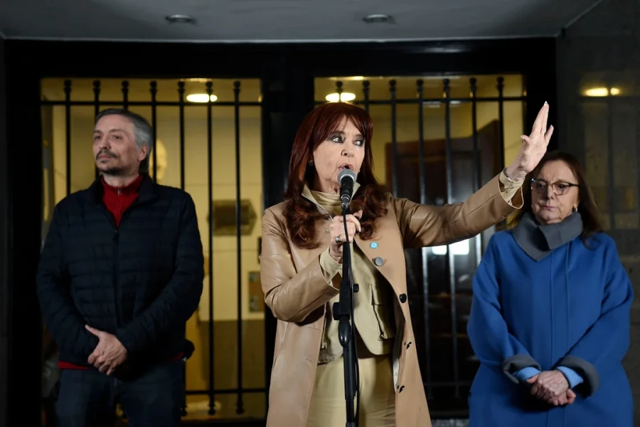 La ex vicepresidenta Cristina Kirchner.