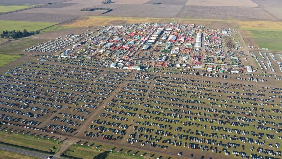 Una postal a&eacute;rea que no deja dudas: la m&aacute;s grande de todas se hace en Santa Fe.