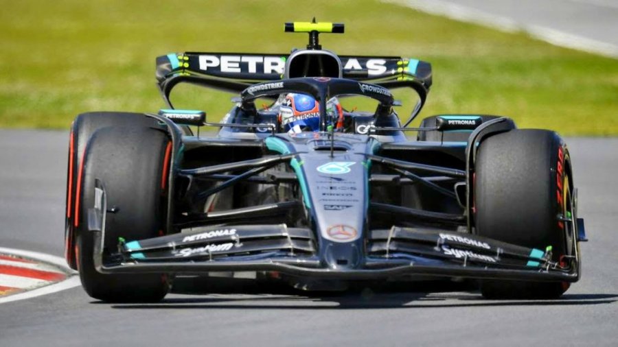 George Russel fue el m&aacute;s veloz de la primera jornada en Canad&aacute;.