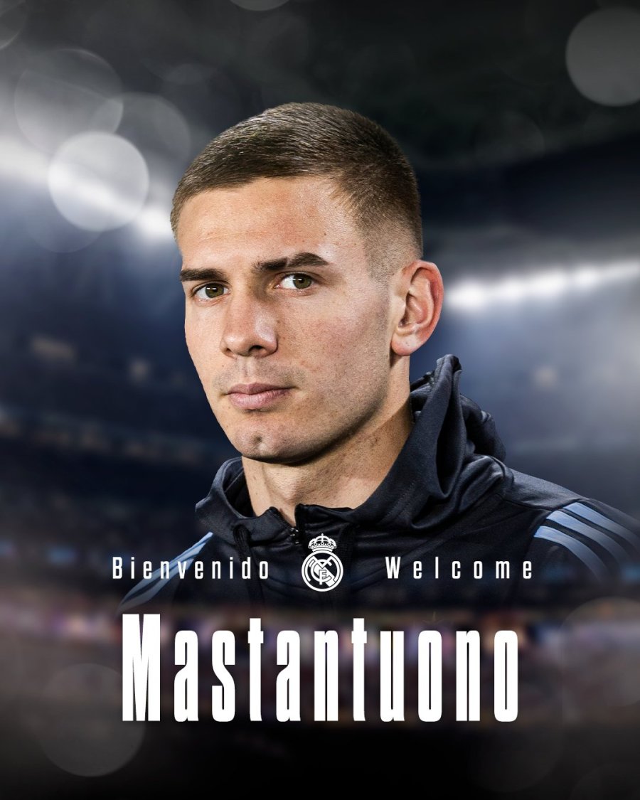 Real Madrid oficializ&oacute; la llegada de Franco Mastantuono.