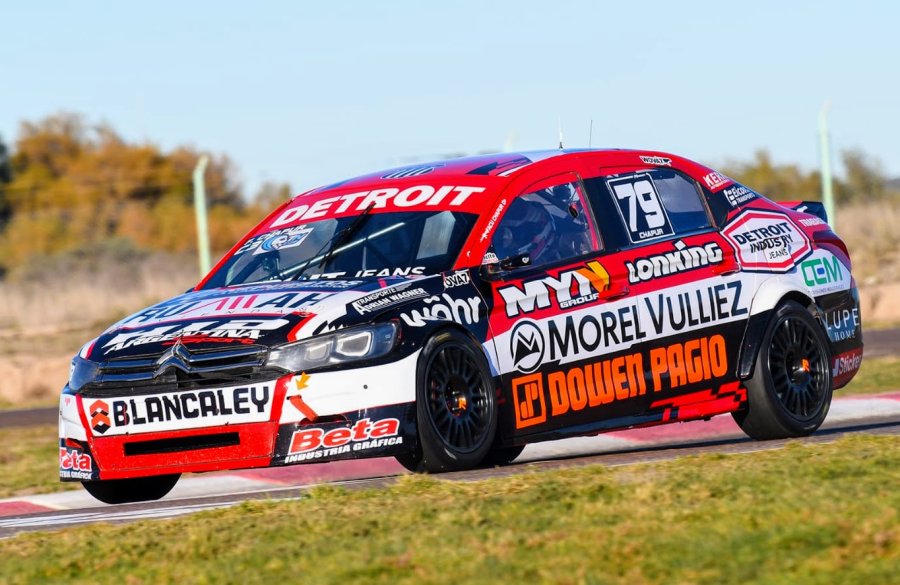Facundo Chapur logr&oacute; el mejor tiempo con el Citro&euml;n C-Elys&eacute;e.