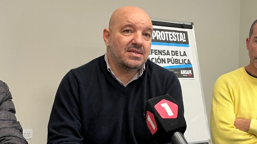 &iquest;REPITE?. Rodrigo Alonso, el secretario general de Amsafe, buscar&aacute; extender su mandato hasta el 2028.