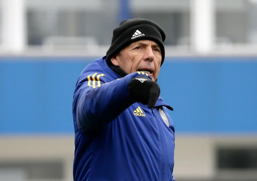 Miguel &Aacute;ngel Russo, el DT de Boca.