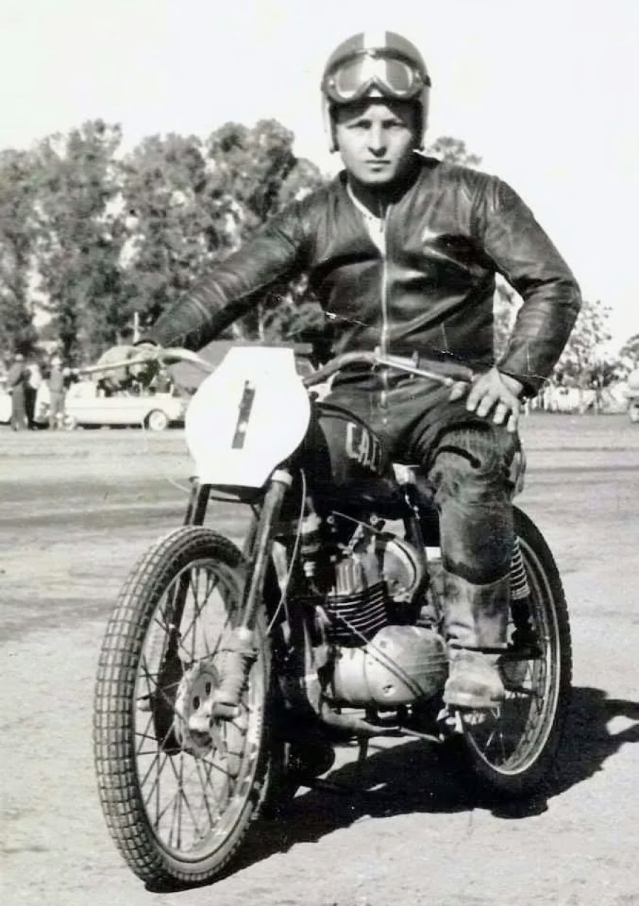 REN&Eacute; HEIDEGGER. Fue un motociclista excepcional.