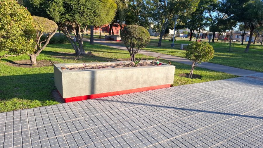 As&iacute; luce el nuevo piso colocado en la plaza.