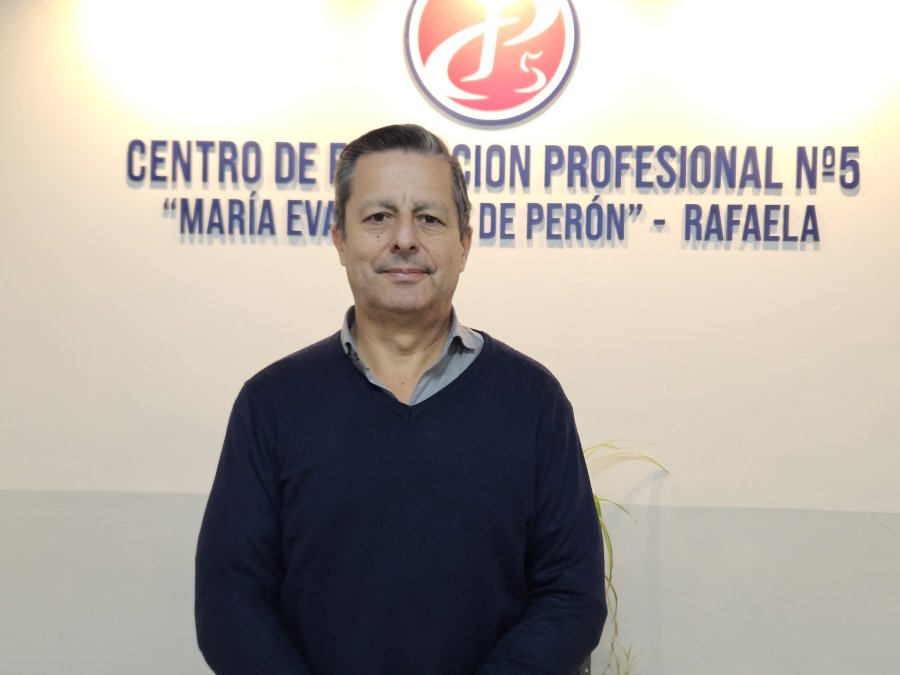 MARCELO CALUVA. El director del CFP N&deg; 5 brind&oacute; detalles de los talleres que se realizar&aacute;n durante el segundo cuatrimestre.