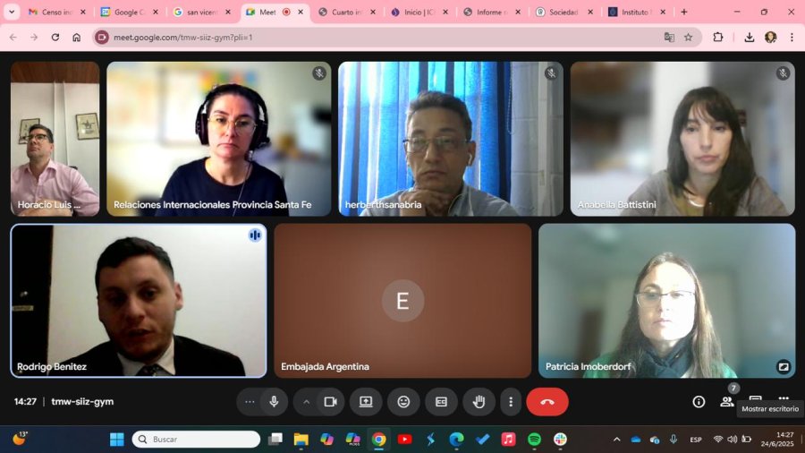 ENCUENTRO VIRTUAL. Desde el municipio salvadore&ntilde;o se mostraron interesados espec&iacute;ficamente en la actividad ganadera.