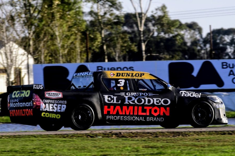 Mariano Werner fue el m&aacute;s veloz del s&aacute;bado con la Toyota Hilux.